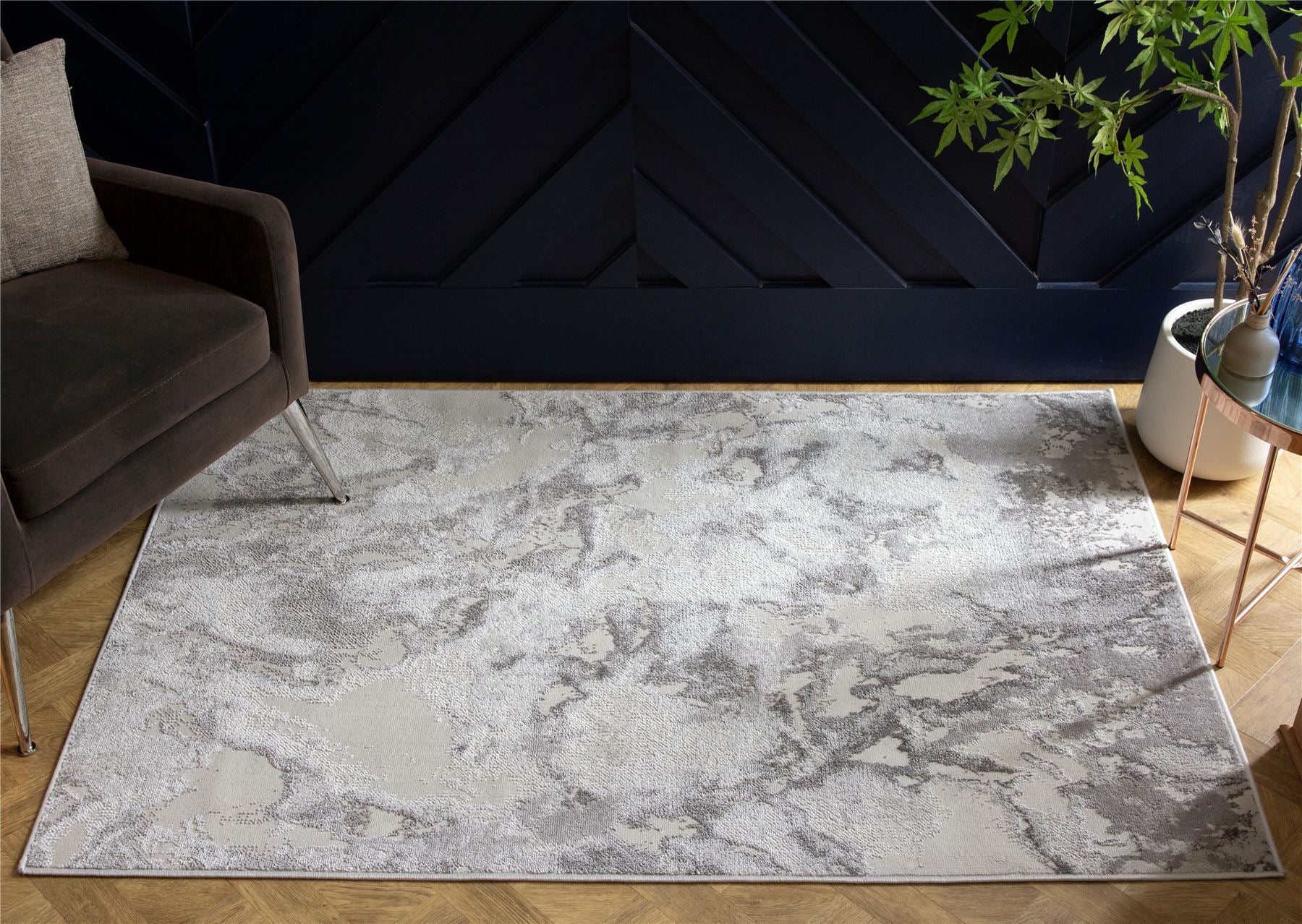 Muse Bahia Marble Grey Rug