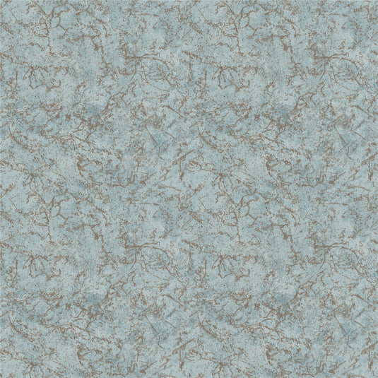 Textured Marble Soft Blue / Gold Wallpaper sw6