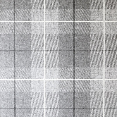 Country Tartan Charcoal Wallpaper