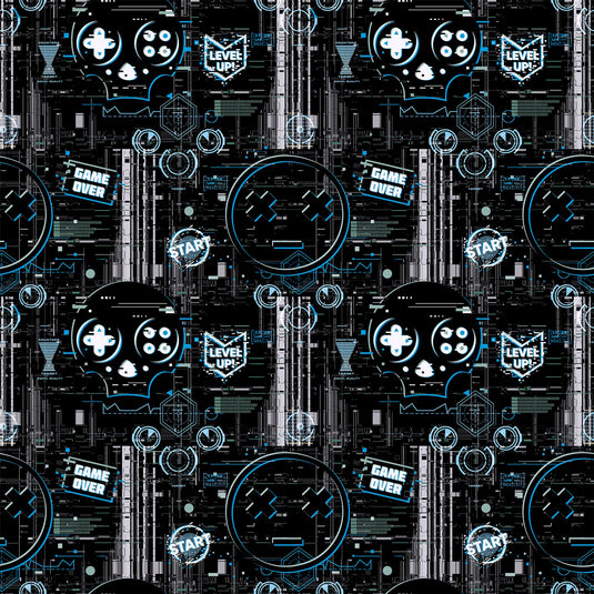 Gaming Glitch Charcoal/Blue sw12