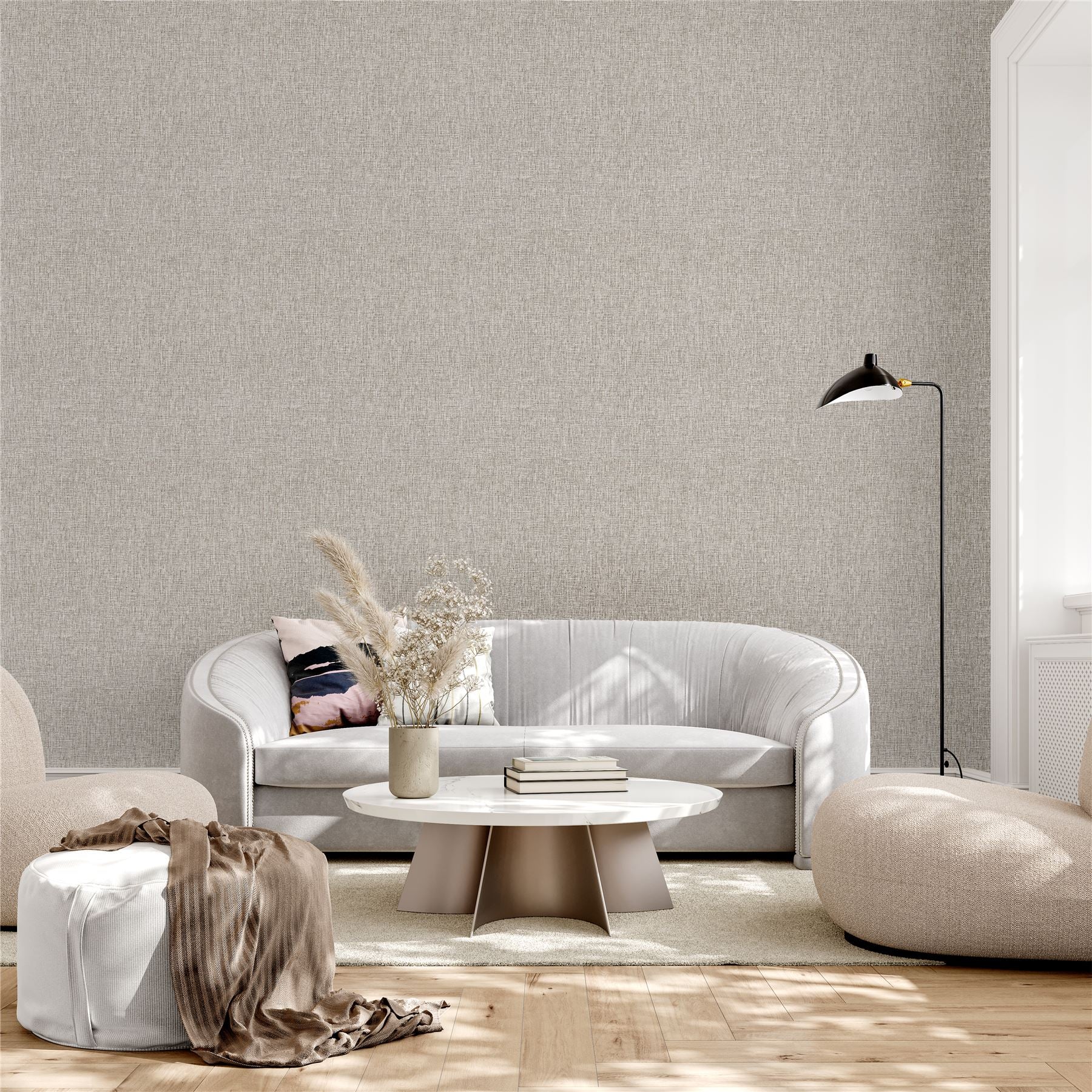 Urban Weave Taupe Wallpaper