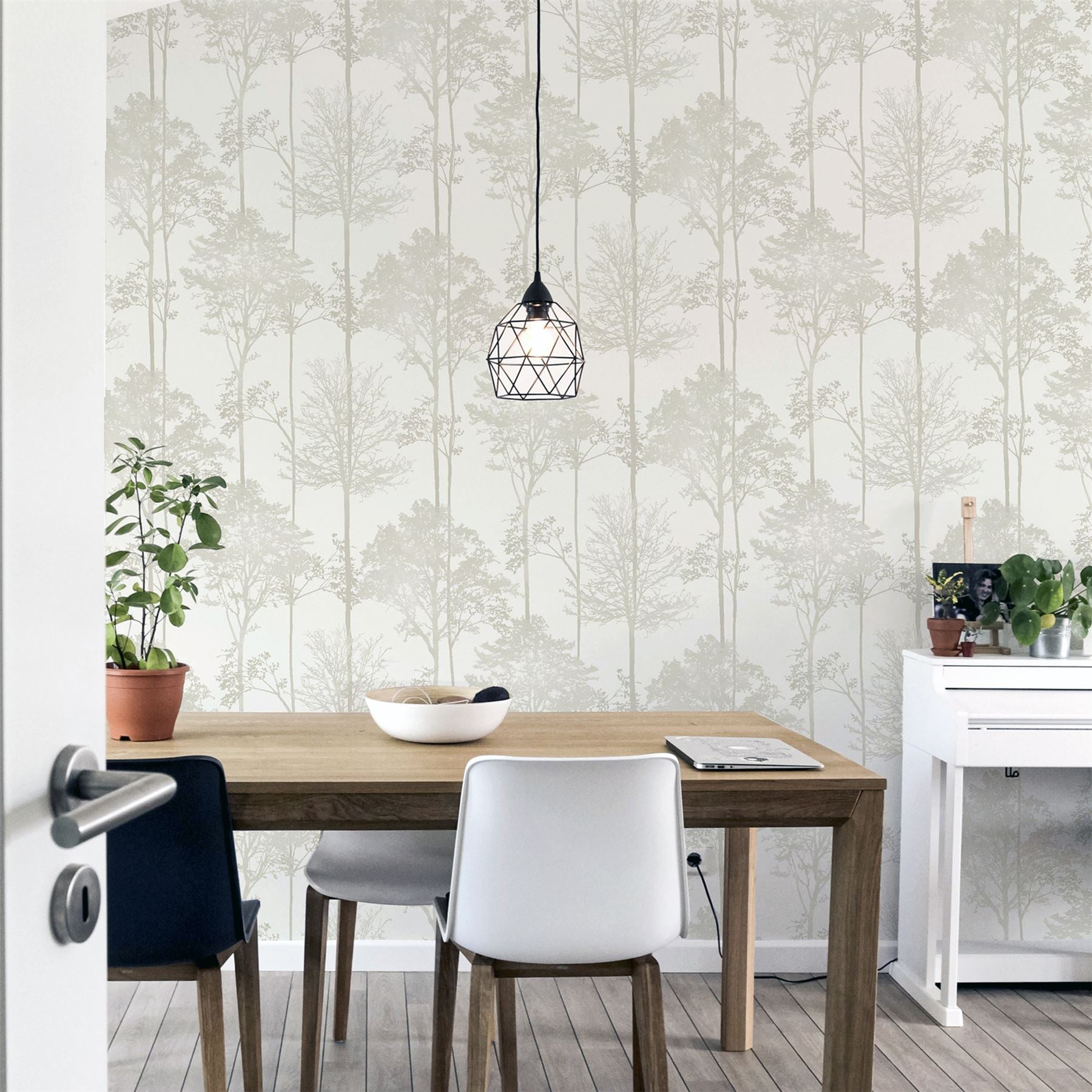 Stardust Tree Neutral Wallpaper sw12