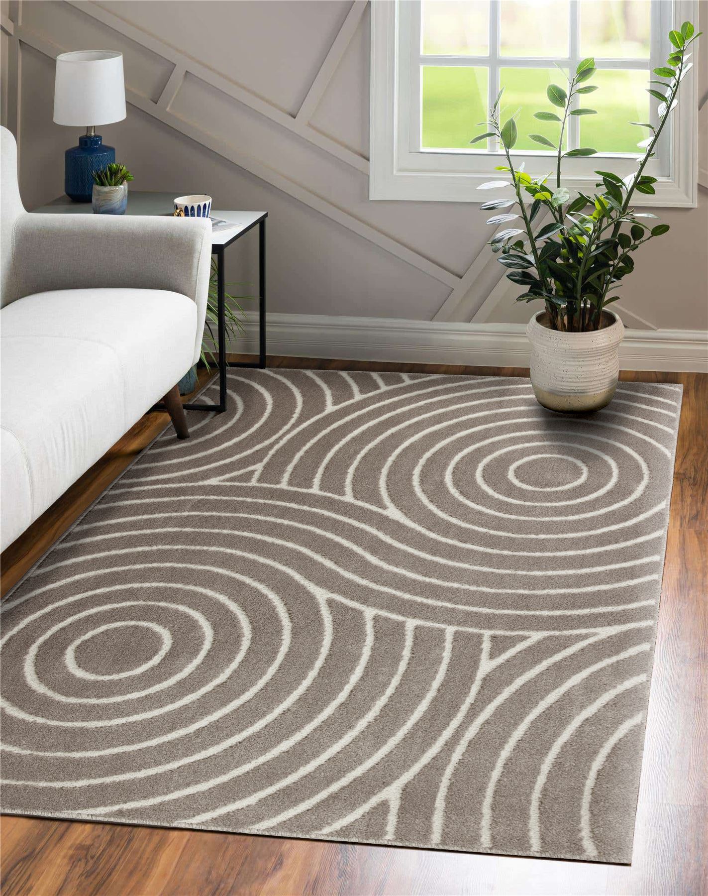 Rhythm Sculpt Natural Rug