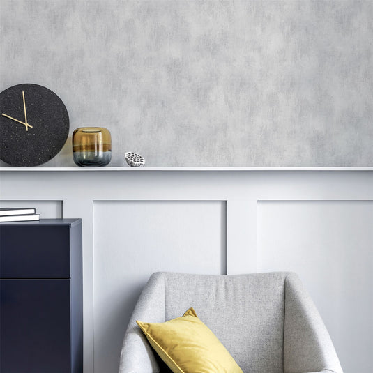Brushed Texture Grey Wallpaper sw12