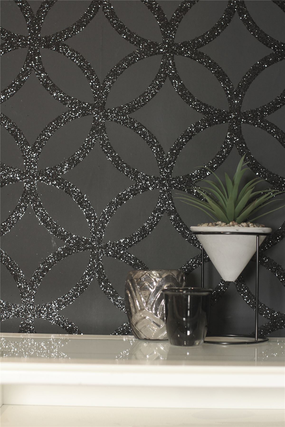 Sequin Geo Wallpaper