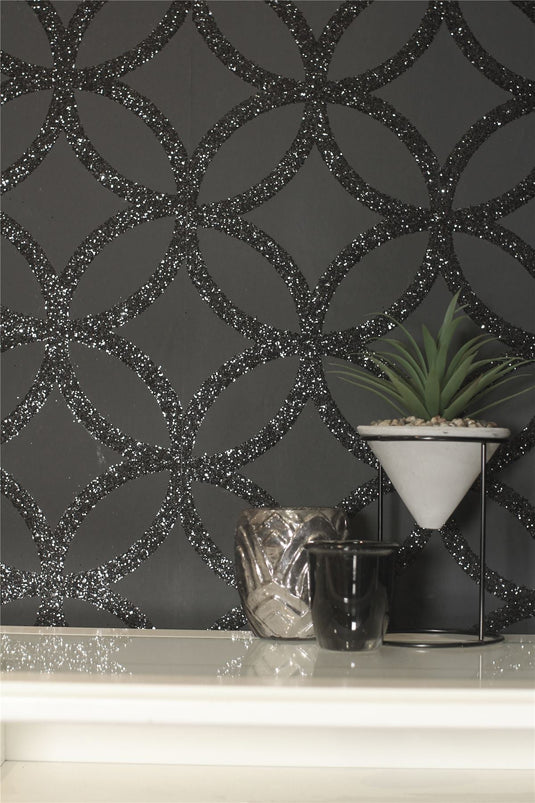 Sequin Geo Wallpaper