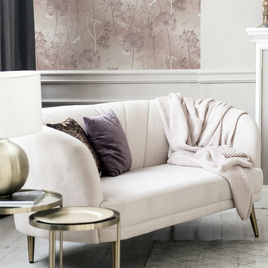 Damselfly Blush Wallpaper sw12