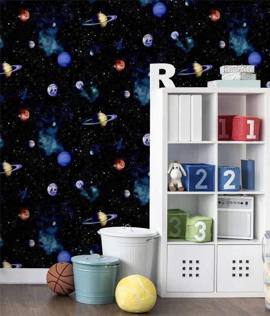 Cosmos Charcoal Wallpaper sw12