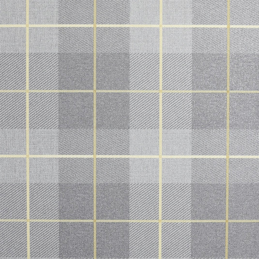 Heritage Tartan Ochre/Grey Wallpaper sw6