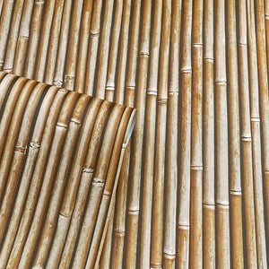 Bamboo Wall Natural Wallpaper