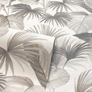 Palm Grove Natural Wallpaper