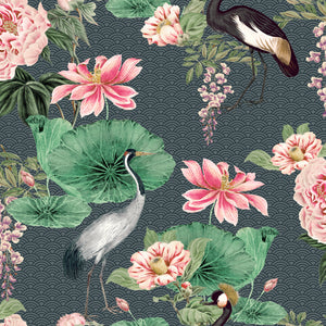 Japanese Floral Multi Wallpaper