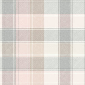 Country Check Pink & Grey