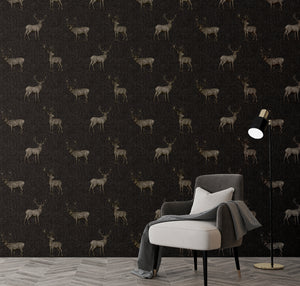 Arthouse Box Geo Charcoal and Copper Wallpaper in the Wallpaper department  at Lowescom