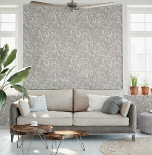 Venice Scroll Ivory/Taupe Wallpaper